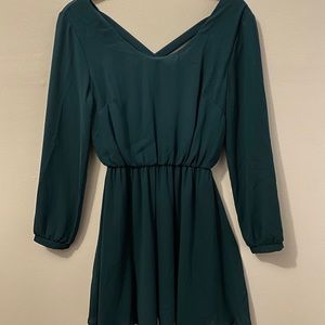 Francesca’s Boutique Emerald Green Dress